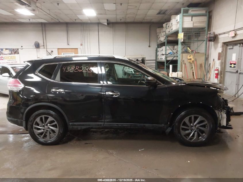 2016 Nissan Rogue Sl VIN: 5N1AT2MV3GC773983 Lot: 43882835