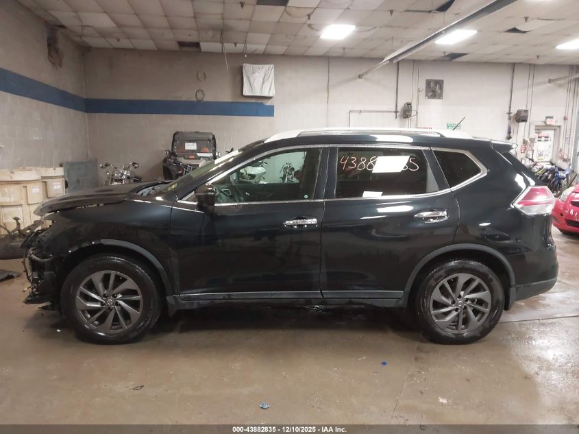 2016 Nissan Rogue Sl VIN: 5N1AT2MV3GC773983 Lot: 43882835