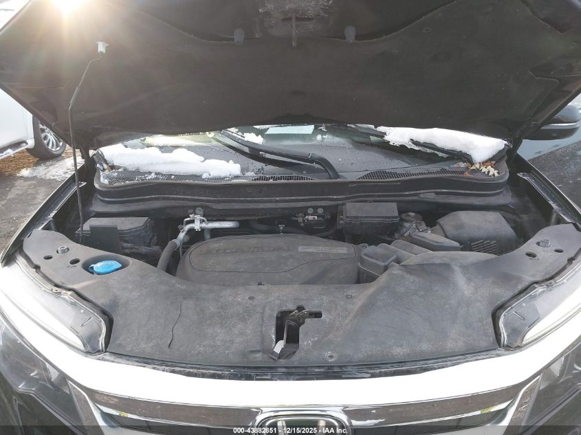 2019 Honda Pilot Ex-L VIN: 5FNYF6H56KB100922 Lot: 43882851