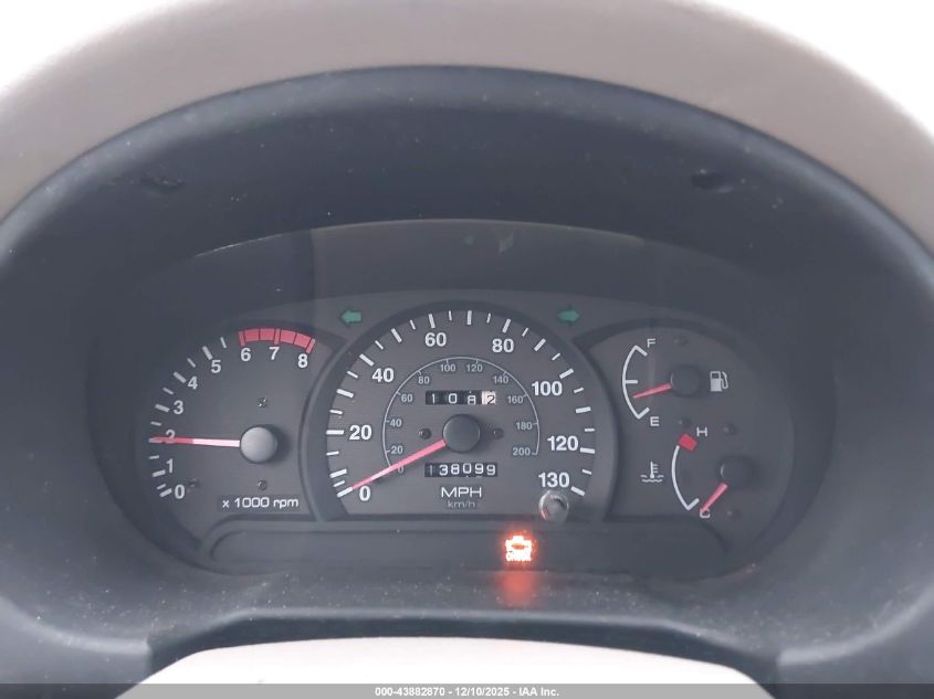 2000 Hyundai Accent Gl VIN: KMHCG45G9YU095115 Lot: 43882870