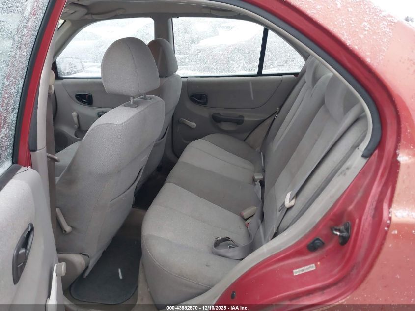 2000 Hyundai Accent Gl VIN: KMHCG45G9YU095115 Lot: 43882870