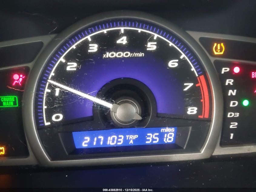 2009 Honda Civic Lx-S VIN: 2HGFA16639H361242 Lot: 43882910