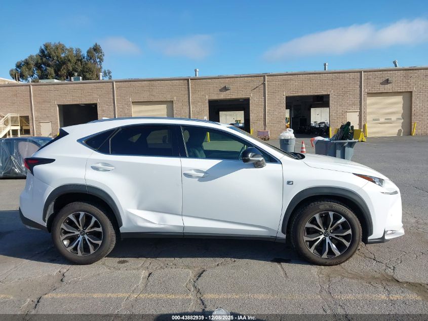 2017 Lexus Nx 200T F Sport VIN: JTJYARBZ0H2060048 Lot: 43882939