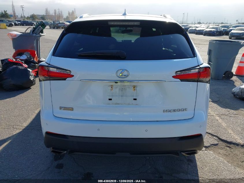 2017 Lexus Nx 200T F Sport VIN: JTJYARBZ0H2060048 Lot: 43882939