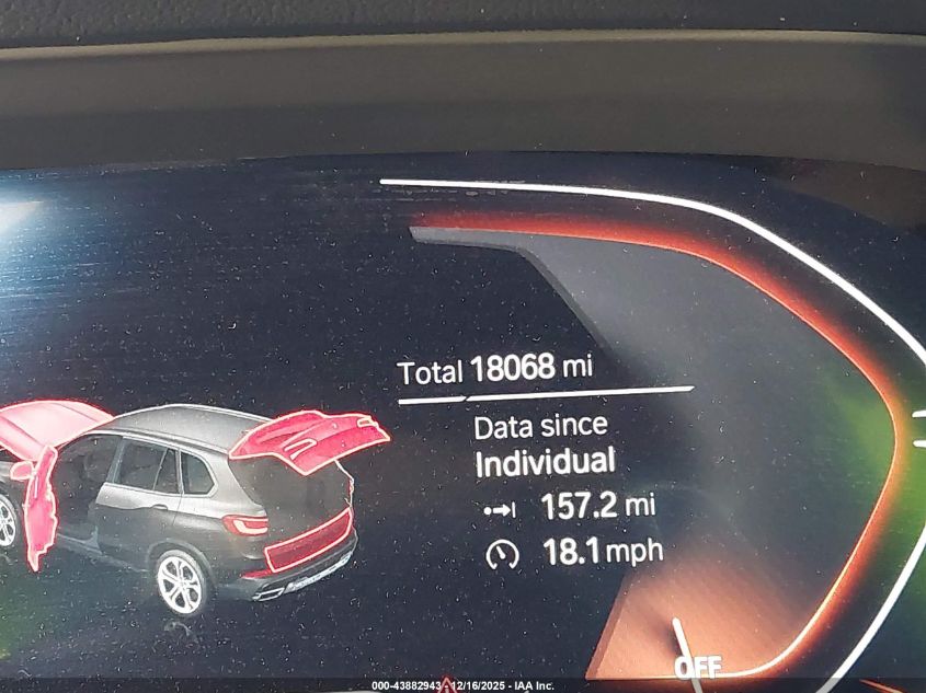 2021 BMW X5 Sdrive40I VIN: 5UXCR4C03M9F38510 Lot: 43882943