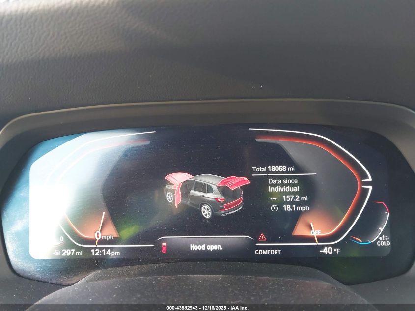 2021 BMW X5 Sdrive40I VIN: 5UXCR4C03M9F38510 Lot: 43882943