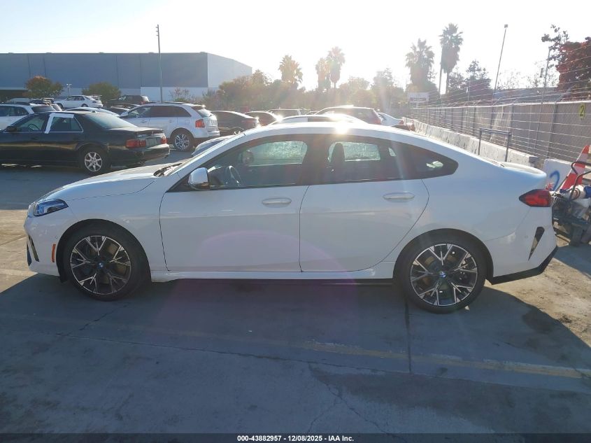 2025 BMW 228 Gran Coupe xDrive VIN: WBA23GG01S7T60576 Lot: 43882957