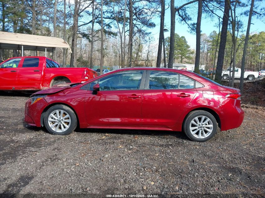 2023 Toyota Corolla Le VIN: 5YFB4MDE3PP076371 Lot: 43882971