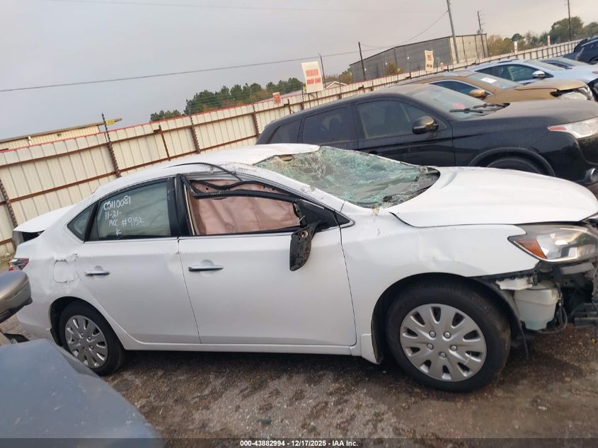 2016 Nissan Sentra S VIN: 3N1AB7AP2GY309152 Lot: 43882994