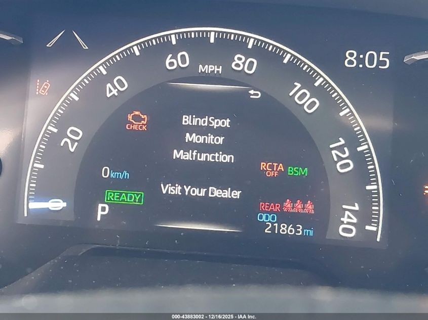 2024 Toyota Rav4 Hybrid Xle VIN: 4T3RWRFV1RU132657 Lot: 43883002