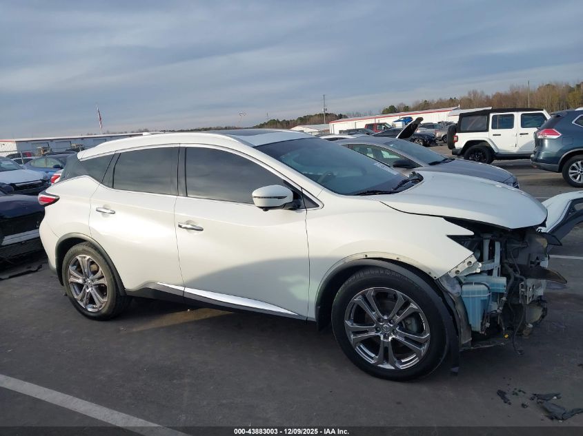 2017 Nissan Murano Platinum VIN: 5N1AZ2MH8HN128387 Lot: 43883003