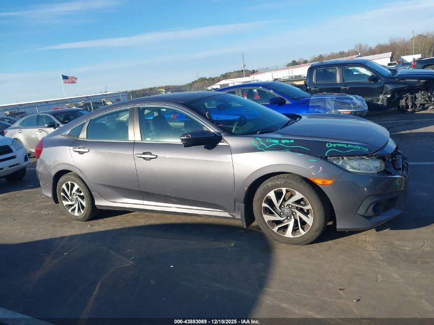 2016 Honda Civic Ex VIN: 2HGFC2F84GH501314 Lot: 43883069