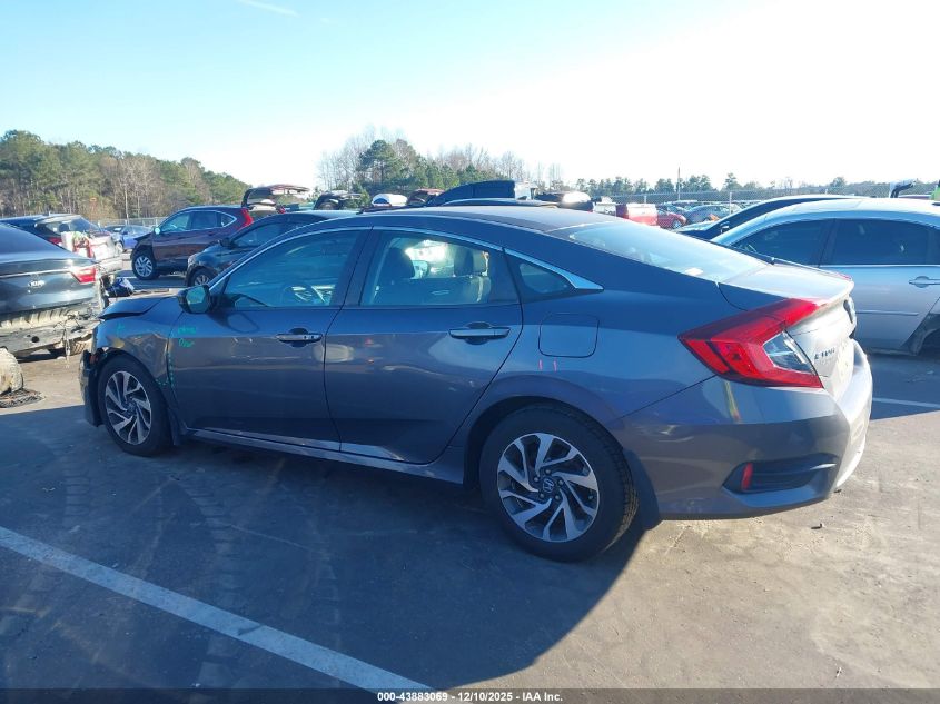 2016 Honda Civic Ex VIN: 2HGFC2F84GH501314 Lot: 43883069