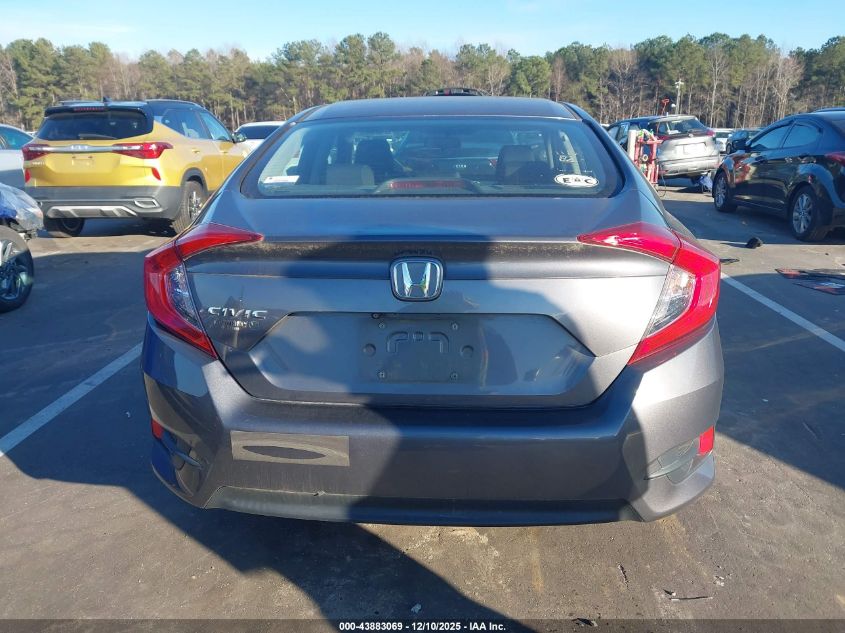 2016 Honda Civic Ex VIN: 2HGFC2F84GH501314 Lot: 43883069