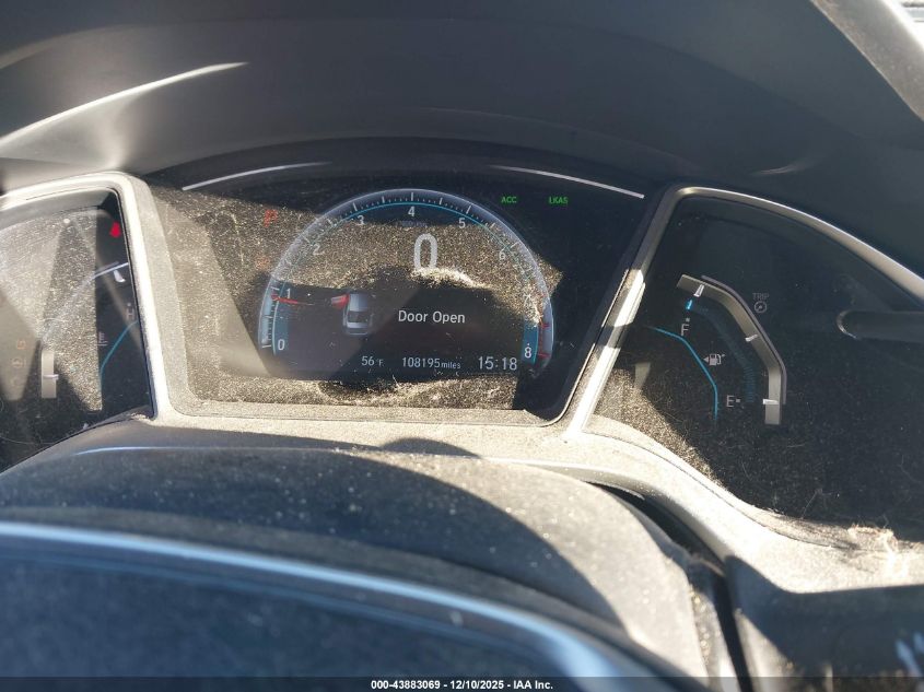 2016 Honda Civic Ex VIN: 2HGFC2F84GH501314 Lot: 43883069