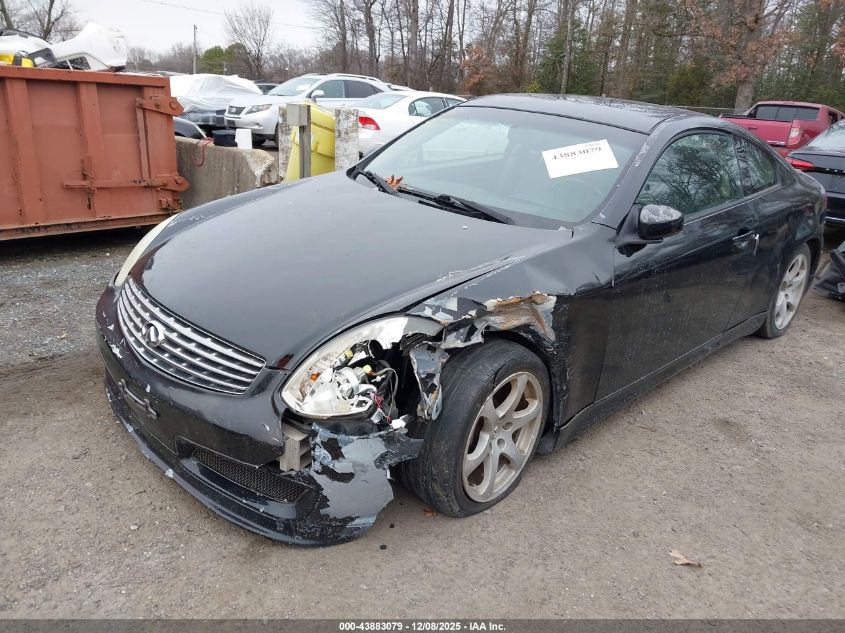 2006 Infiniti G35 VIN: JNKCV54E36M721169 Lot: 43883079
