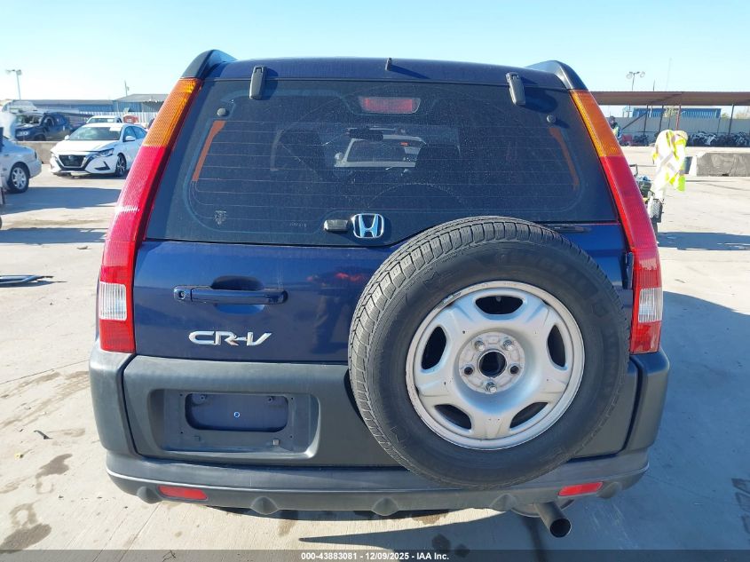 2002 Honda Cr-V Lx VIN: JHLRD78432C022218 Lot: 43883081