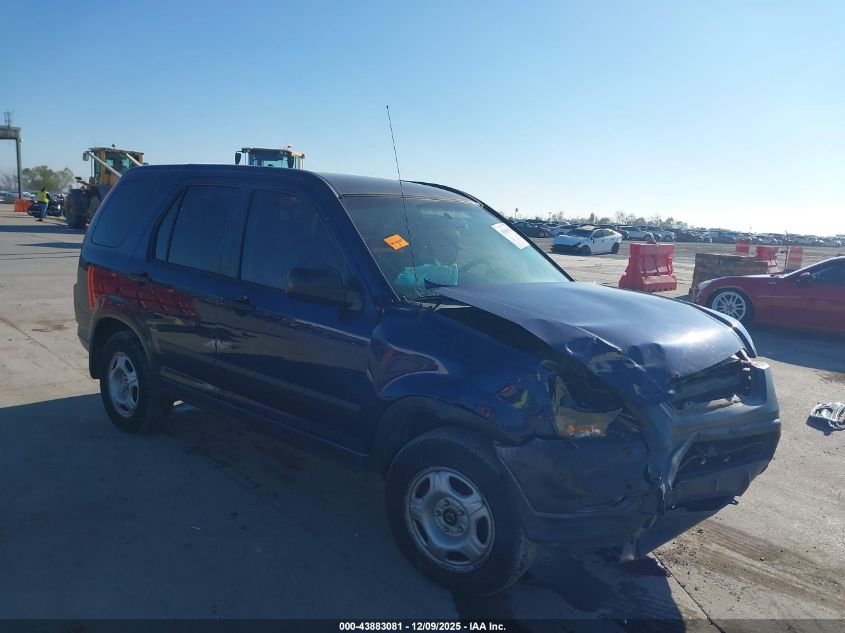 2002 Honda Cr-V Lx VIN: JHLRD78432C022218 Lot: 43883081