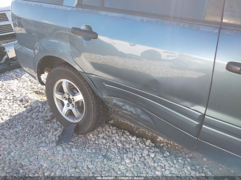 2007 Honda Pilot Lx VIN: 2HKYF18107H502539 Lot: 43883087