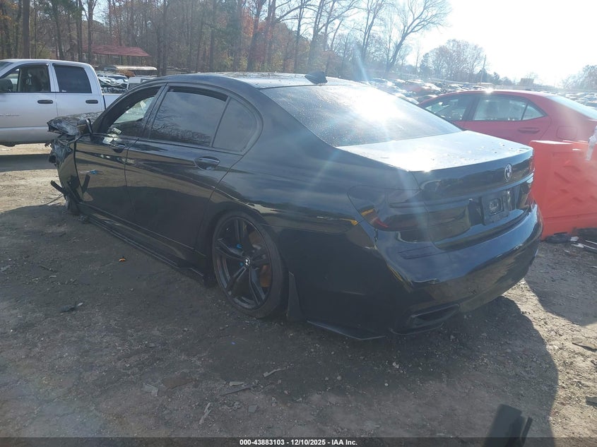 Vin: wba7e4c53kgv28654, lot: 44378655, bmw 740i xdrive 20193
