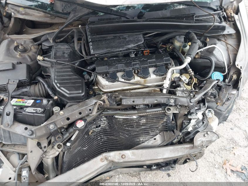 2004 Honda Civic Lx VIN: 2HGES16534H624192 Lot: 43883140