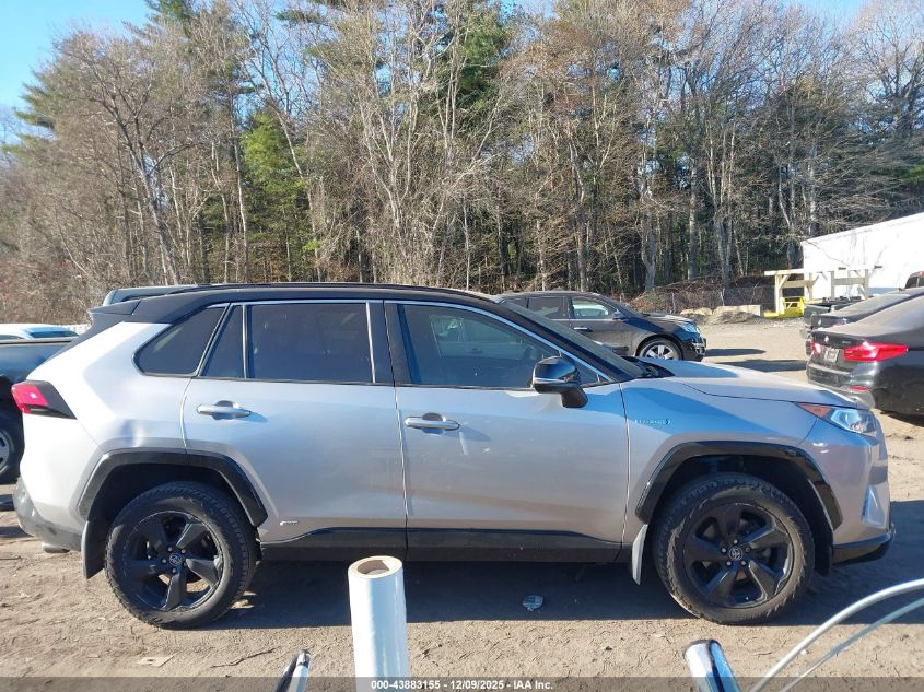 2021 Toyota Rav4 Hybrid Xse VIN: 4T3E6RFV2MU022157 Lot: 43883155