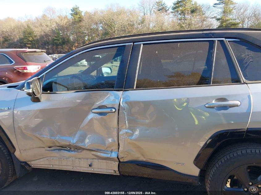 2021 Toyota Rav4 Hybrid Xse VIN: 4T3E6RFV2MU022157 Lot: 43883155