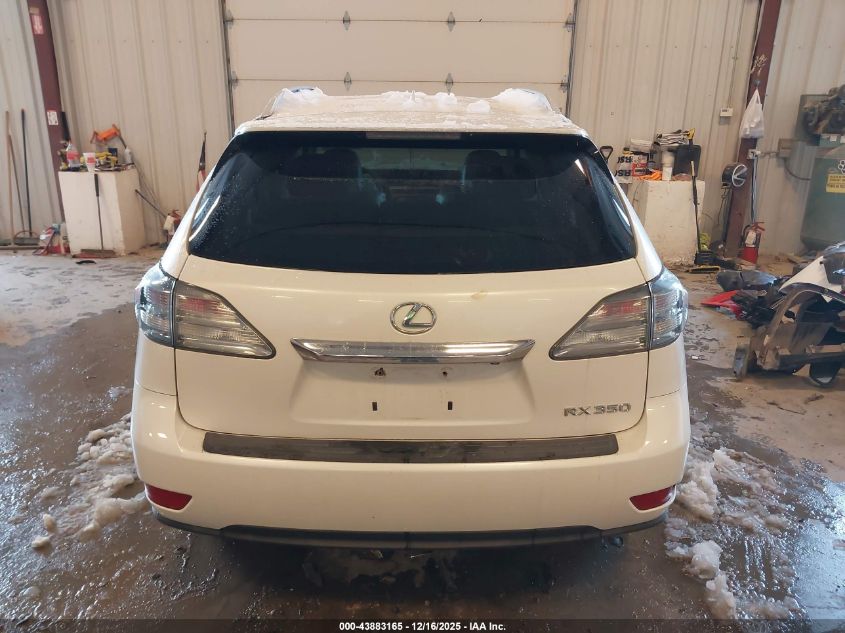 2012 Lexus Rx 350 VIN: 2T2BK1BA0CC129005 Lot: 43883165