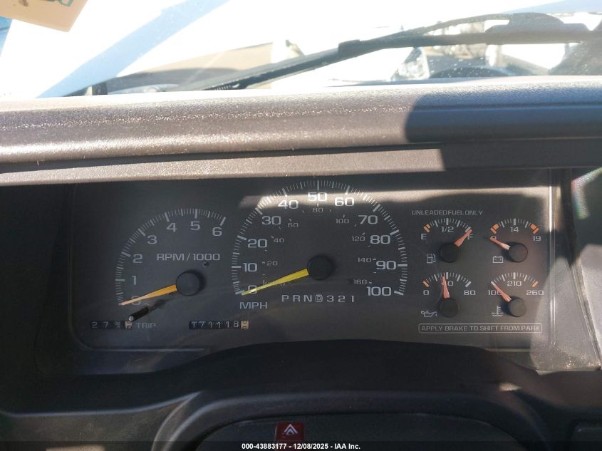 1998 Chevrolet K1500 Fleetside VIN: 1GCEK19R9WE244829 Lot: 43883177