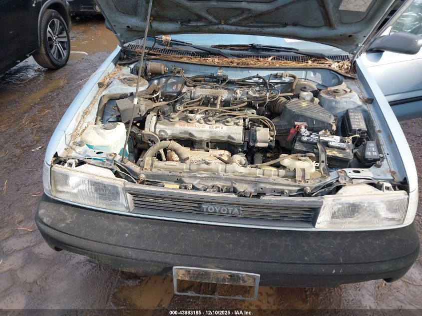 1990 Toyota Corolla Dlx VIN: JT2AE94K5L3375304 Lot: 43883185