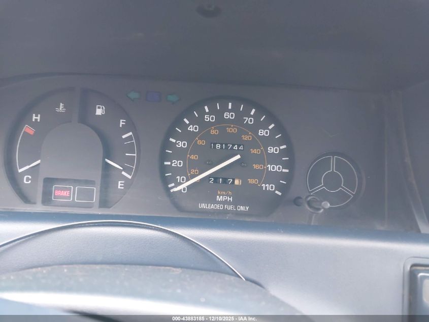 1990 Toyota Corolla Dlx VIN: JT2AE94K5L3375304 Lot: 43883185