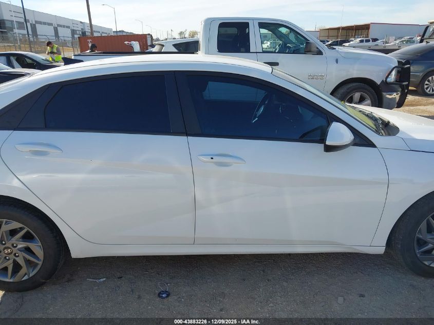 2024 Hyundai Elantra Sel VIN: KMHLM4DG3RU656016 Lot: 43883226