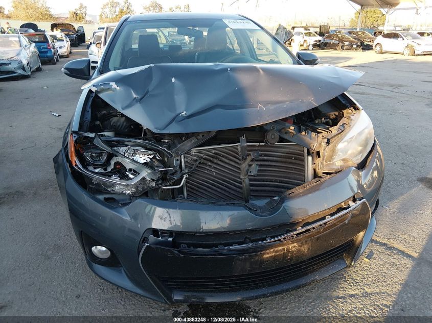 2016 Toyota Corolla S Plus VIN: 5YFBURHE4GP382356 Lot: 43883248