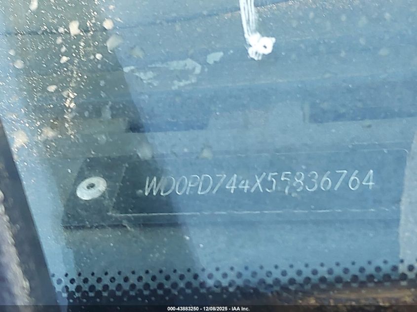 2005 Dodge Sprinter Van 2500 Shc VIN: WD0PD744X55836764 Lot: 43883250