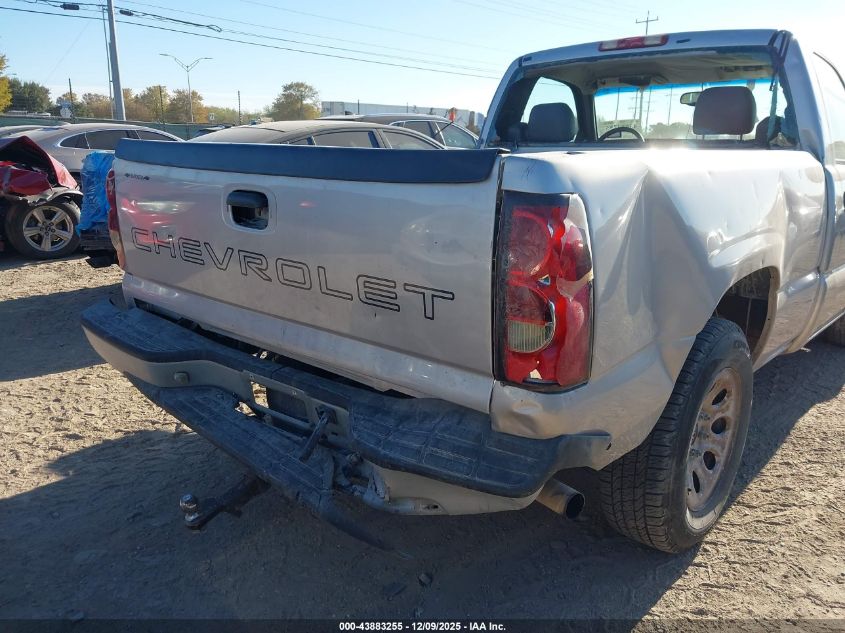 2006 Chevrolet Silverado 1500 Work Truck VIN: 3GCEC14X06G236887 Lot: 43883255