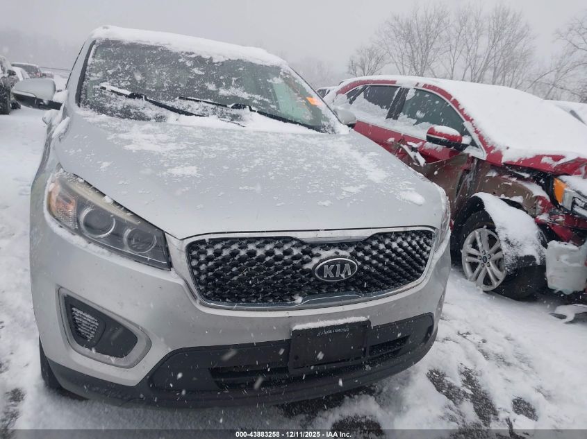 2018 Kia Sorento 3.3L Lx VIN: 5XYPGDA50JG376124 Lot: 43883258