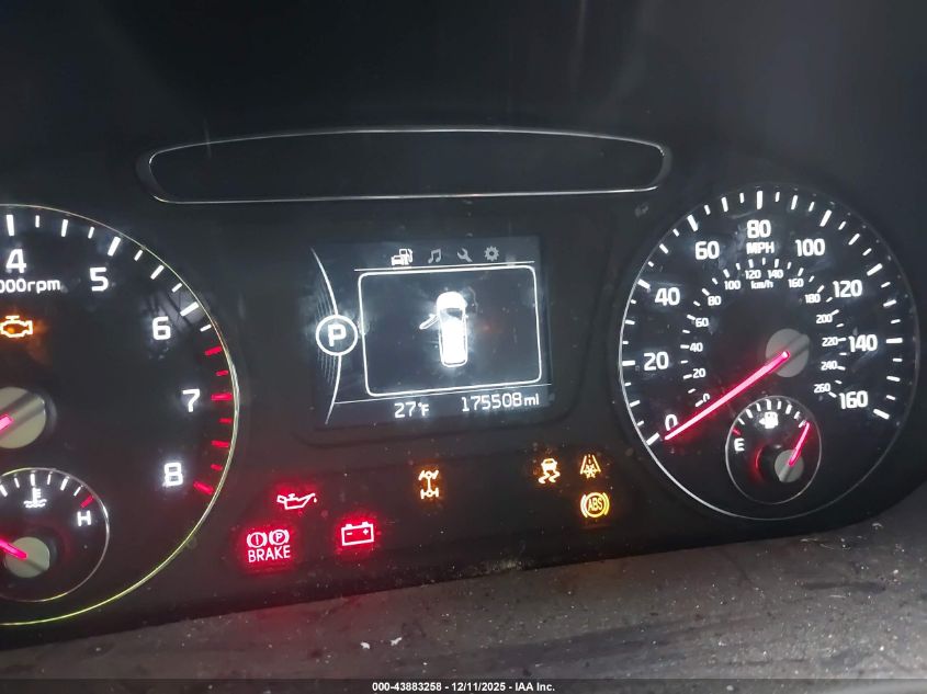 2018 Kia Sorento 3.3L Lx VIN: 5XYPGDA50JG376124 Lot: 43883258