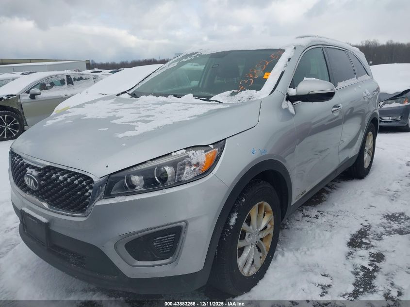 2018 Kia Sorento 3.3L Lx VIN: 5XYPGDA50JG376124 Lot: 43883258