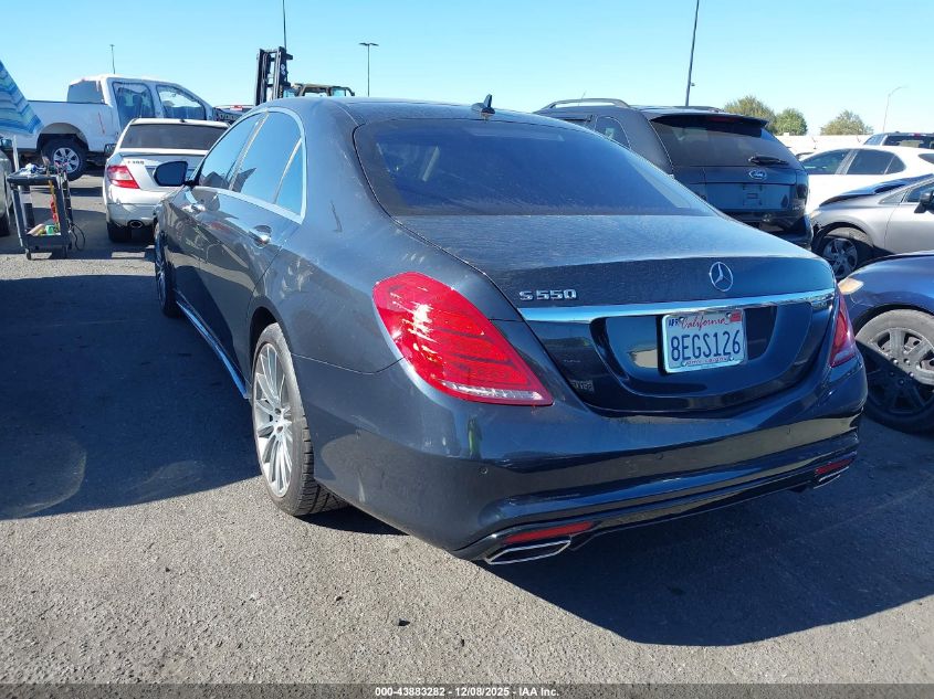 2015 Mercedes-Benz S 550 VIN: WDDUG8CB0FA111391 Lot: 43883282