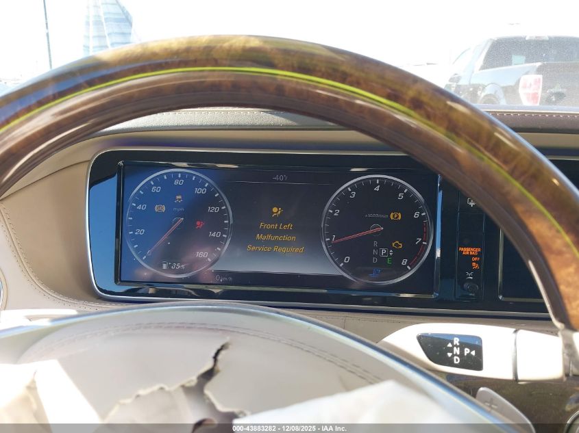 2015 Mercedes-Benz S 550 VIN: WDDUG8CB0FA111391 Lot: 43883282