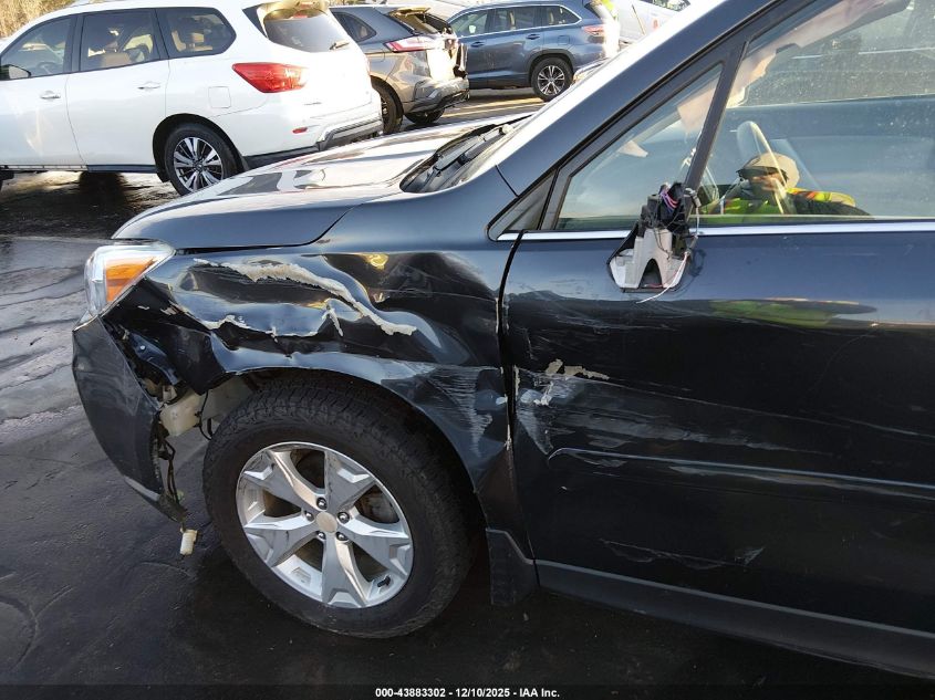 2015 Subaru Forester 2.5I Limited VIN: JF2SJAKC0FH590652 Lot: 43883302