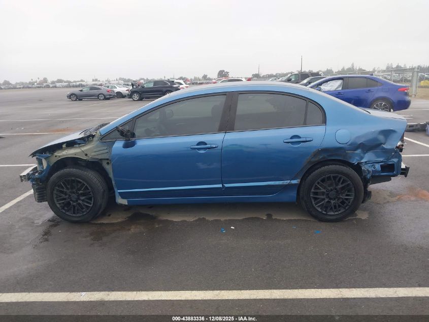 2009 Honda Civic Lx VIN: 19XFA16539E051299 Lot: 43883336