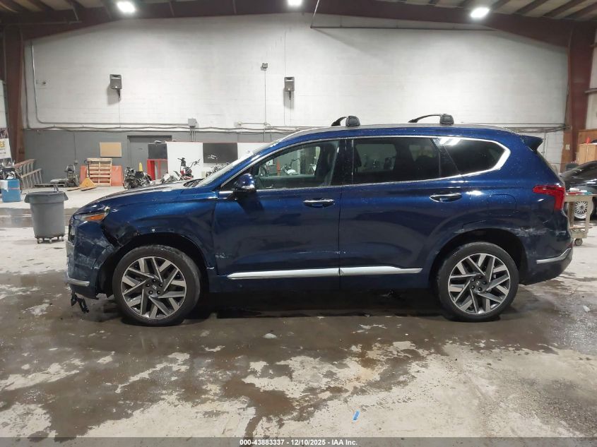 2022 Hyundai Santa Fe Calligraphy VIN: 5NMS5DAL2NH480303 Lot: 43883337