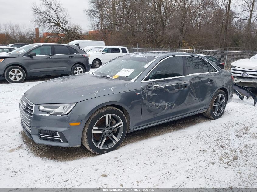 2017 Audi A4 2.0T Premium VIN: WAUENAF48HN068131 Lot: 43883362