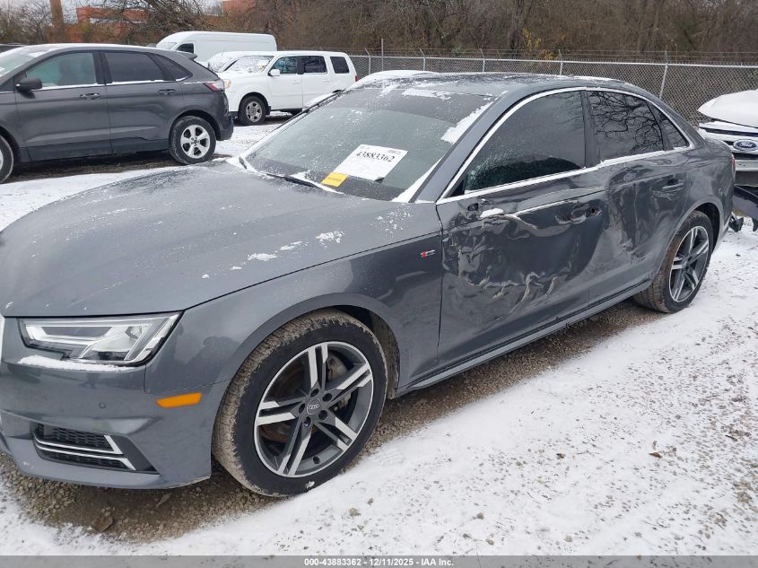 2017 Audi A4 2.0T Premium VIN: WAUENAF48HN068131 Lot: 43883362