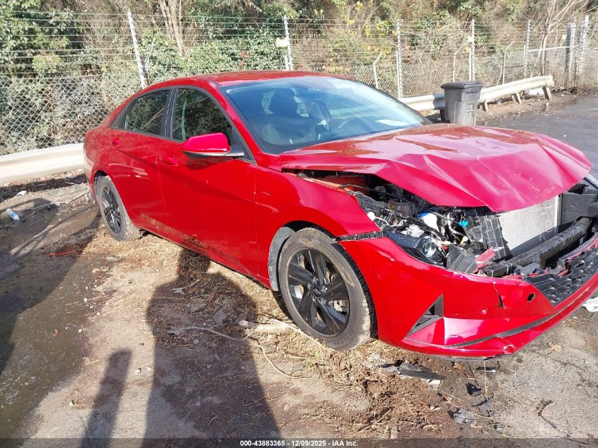 2022 Hyundai Elantra Sel VIN: KMHLM4AGXNU310107 Lot: 43883365