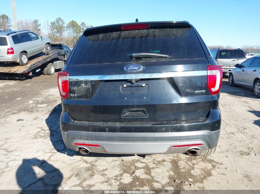 2017 Ford Explorer Xlt VIN: 1FM5K8D80HGA32430 Lot: 43883372