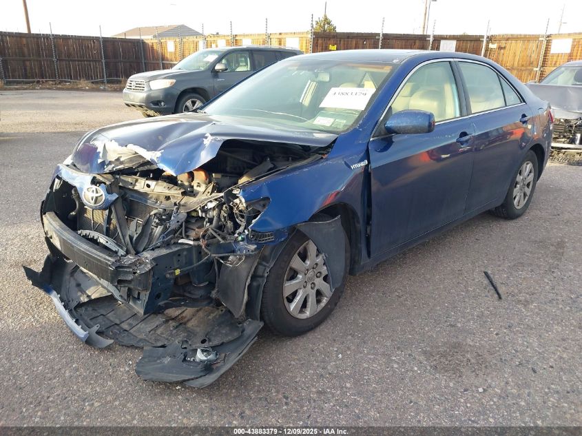 2007 Toyota Camry Hybrid VIN: JTNBB46K673005291 Lot: 43883379