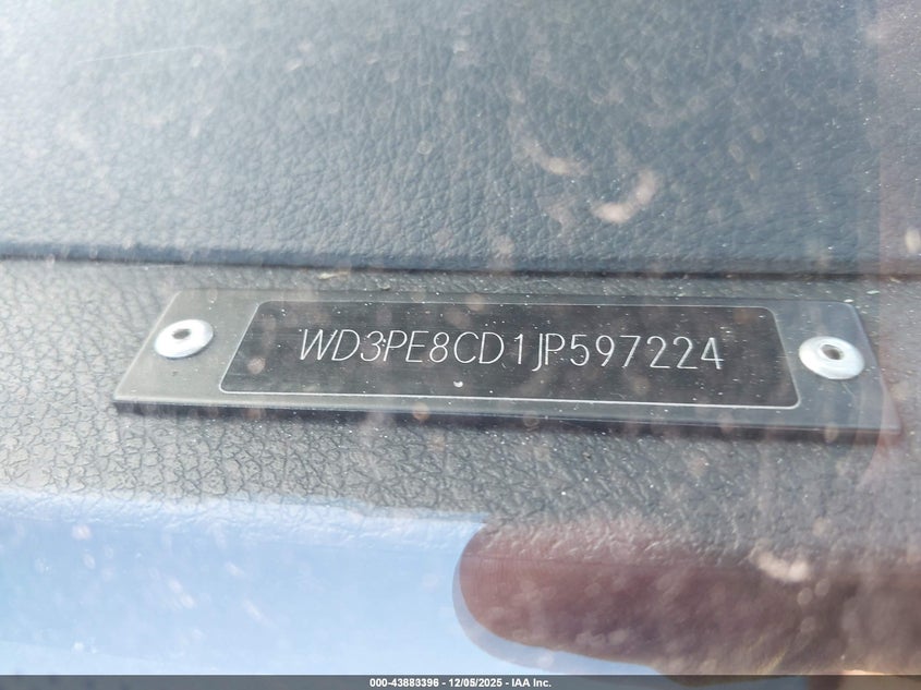 WD3PE8CD1JP597224 2018 MERCEDES-BENZ SPRINTER photo no. 9
