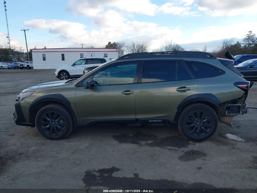 2023 Subaru Outback Onyx Edition VIN: 4S4BTALC8P3197631 Lot: 43883440